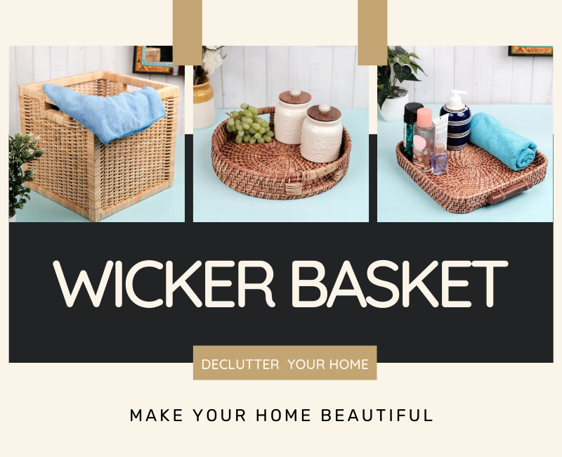 Stylish Ways to Declutter with Multipurpose Wicker Baskets VarEesha